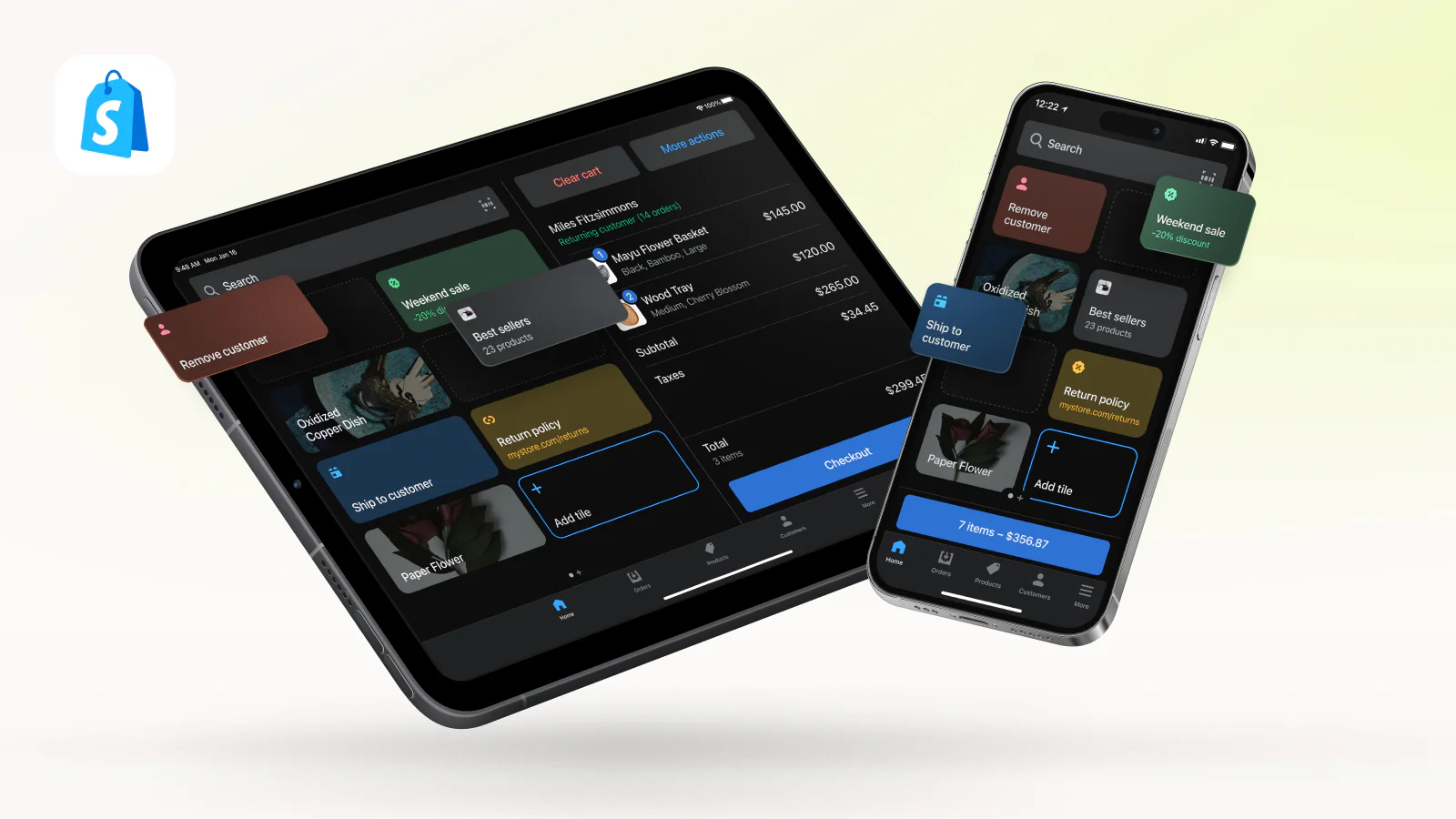 A powerful point-of-sale system that integrates seamlessly with Shopify’s e-commerce platform, enabling businesses to manage in-store and online sales, inventory, and customer data.