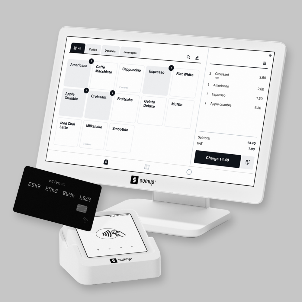 SumUp POS offers payment processing, inventory management, and sales tracking.